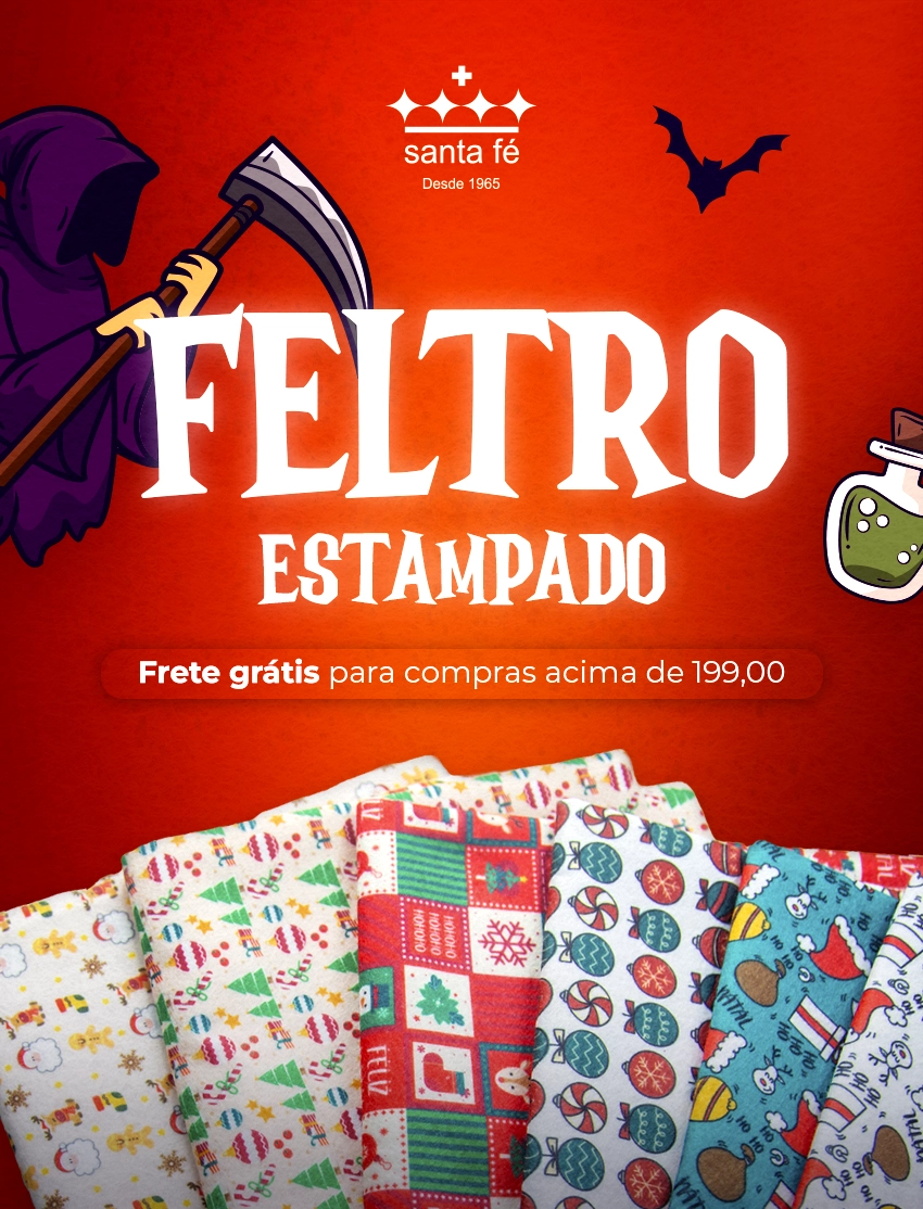 banner feltro estampado